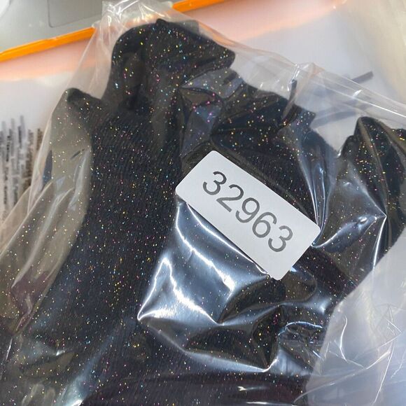 A New Day Sweater Pullover Women XS Black Knit V-Neck Long Sleeve Rayon Casual - Picture 7 of 7